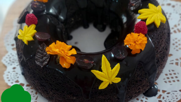 کیک کدوحلوایی شکلاتی